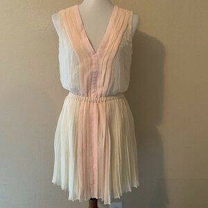 Victoria's Secret Multi Color Pleated V Neck Dress